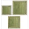 Ekena Millwork Square, Closed Back, Vintage Farmhouse Shadow Box Shelves, Barnwood Decor Collection, PK3 DECR15SBSQCBGR - alternate 1